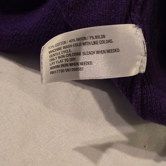 Small maternity purple sweater - Picture 4 of 7